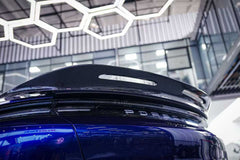 Porsche Taycan 9J1 Sedan RWD/4S/GTS/Turbo/Turbo S 2020 2021 2022 2023 2024 with Aftermarket Parts - Rear Spoiler Carbon Fiber / FPR from CMST Tuning