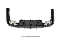 Mercedes Benz C-Class C63 C43 AMG C300 (with sport-package bumper) W206 S206 2021-ON with Aftermarket Parts - Rear Diffuser & Exhaust Carbon Fiber / FRP from CMST Tuning