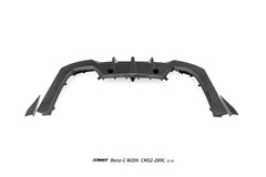 Mercedes Benz C-Class C63 C43 AMG C300 (with sport-package bumper) W206 S206 2021-ON with Aftermarket Parts - Rear Diffuser & Exhaust Carbon Fiber / FRP from CMST Tuning
