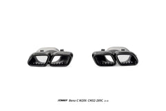 Mercedes Benz C-Class C63 C43 AMG C300 (with sport-package bumper) W206 S206 2021-ON with Aftermarket Parts - Rear Diffuser & Exhaust Carbon Fiber / FRP from CMST Tuning
