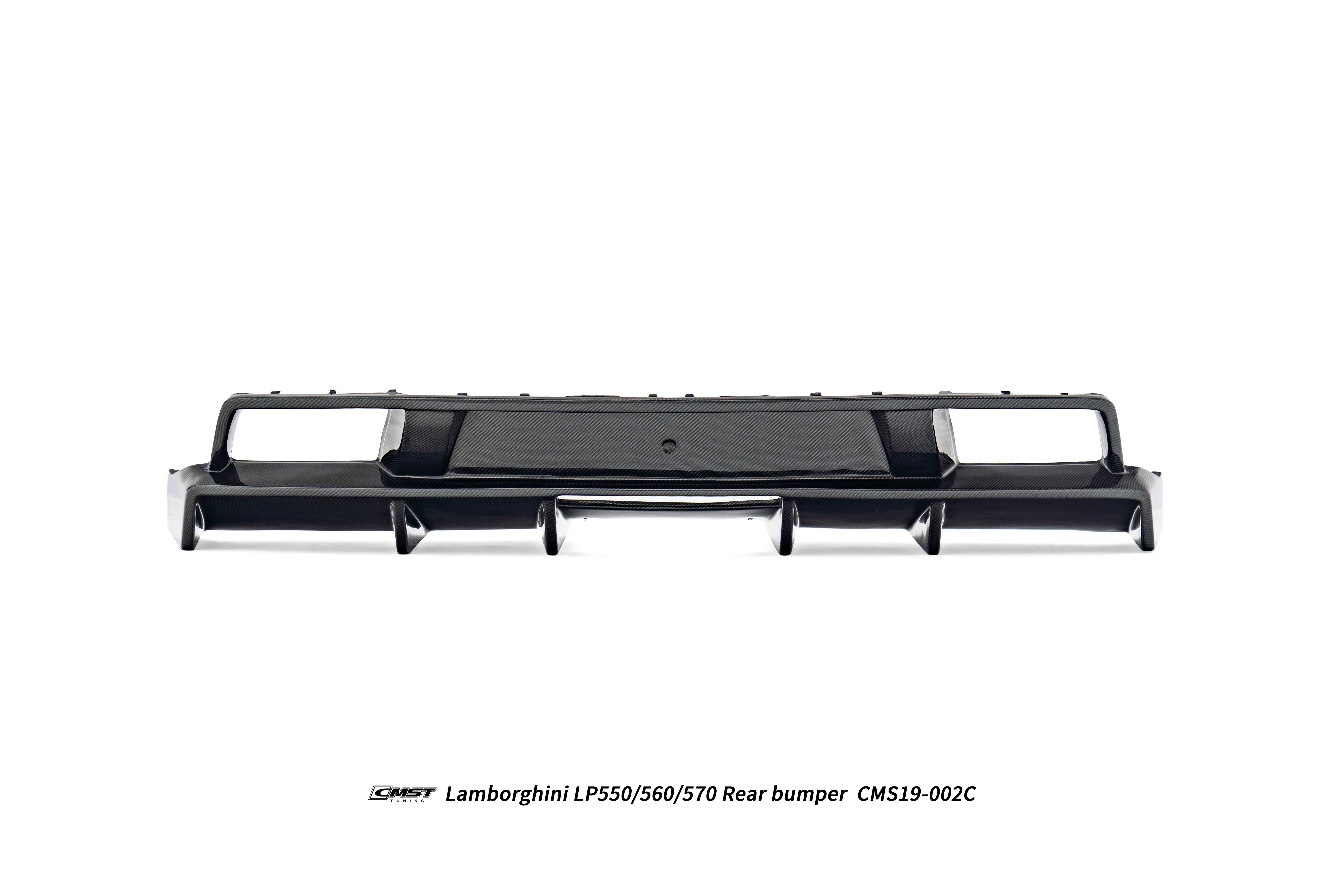 Lamborghini Gallardo 2009-2014 with Aftermarket Parts - Rear Diffuser Carbon Fiber / FRP from CMST Tuning
