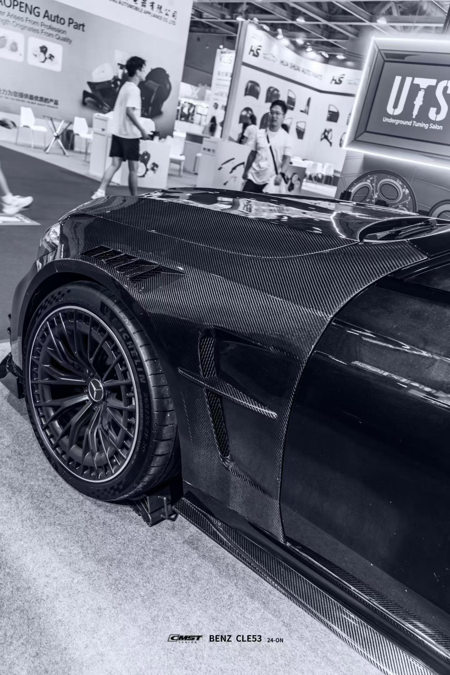 Mercedes Benz CLE-Class AMG CLE 53 / 450 / 300 C236 A236 2024-ON with Aftermarket Parts - Front Fenders Dry Pre-preg Carbon Fiber / FRP from CMST Tuning