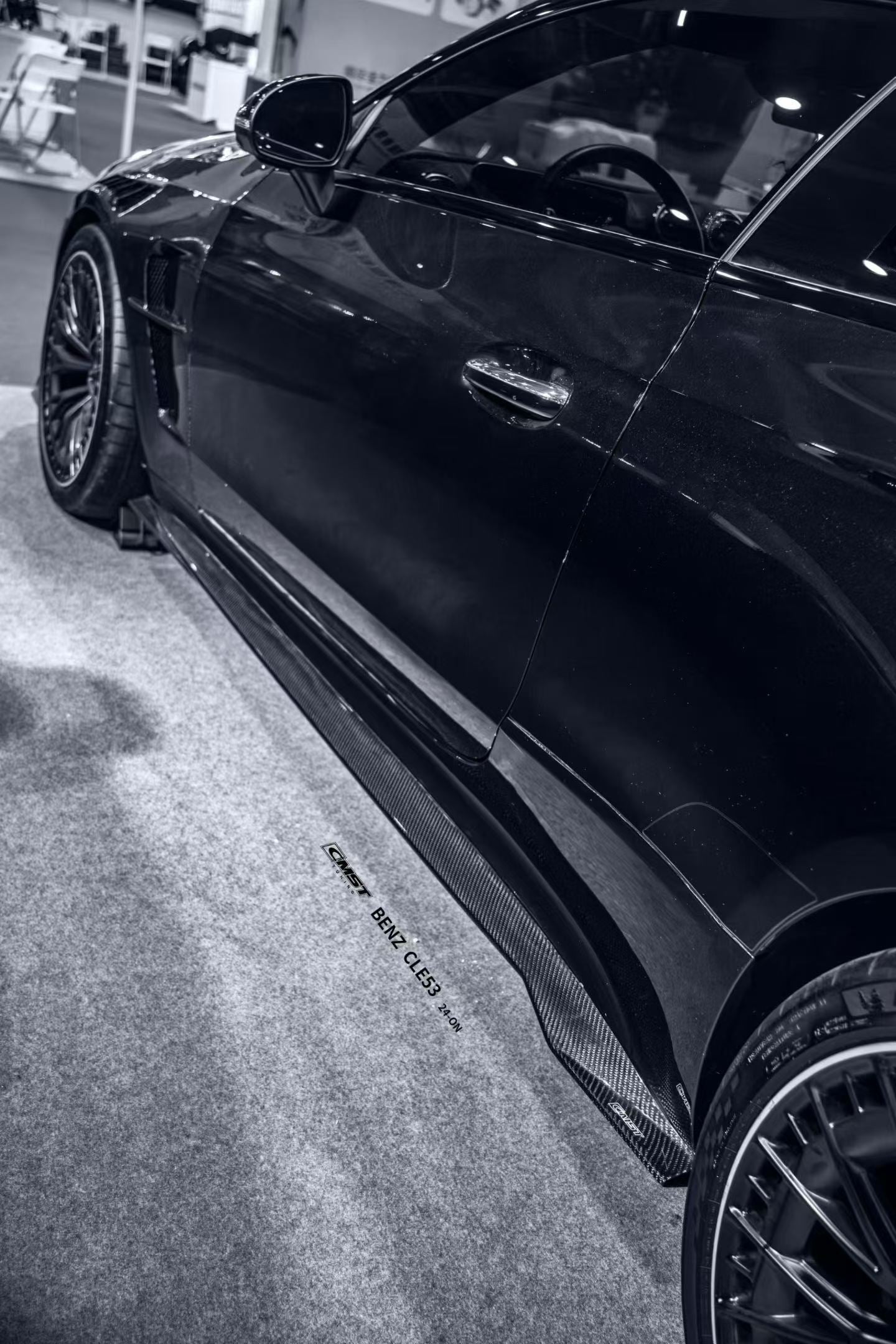 Mercedes Benz CLE-Class AMG CLE 53 / 450 / 300 C236 A236 2024-ON with Aftermarket Parts - Side Skirts Dry Pre-preg Carbon Fiber / FRP from CMST Tuning