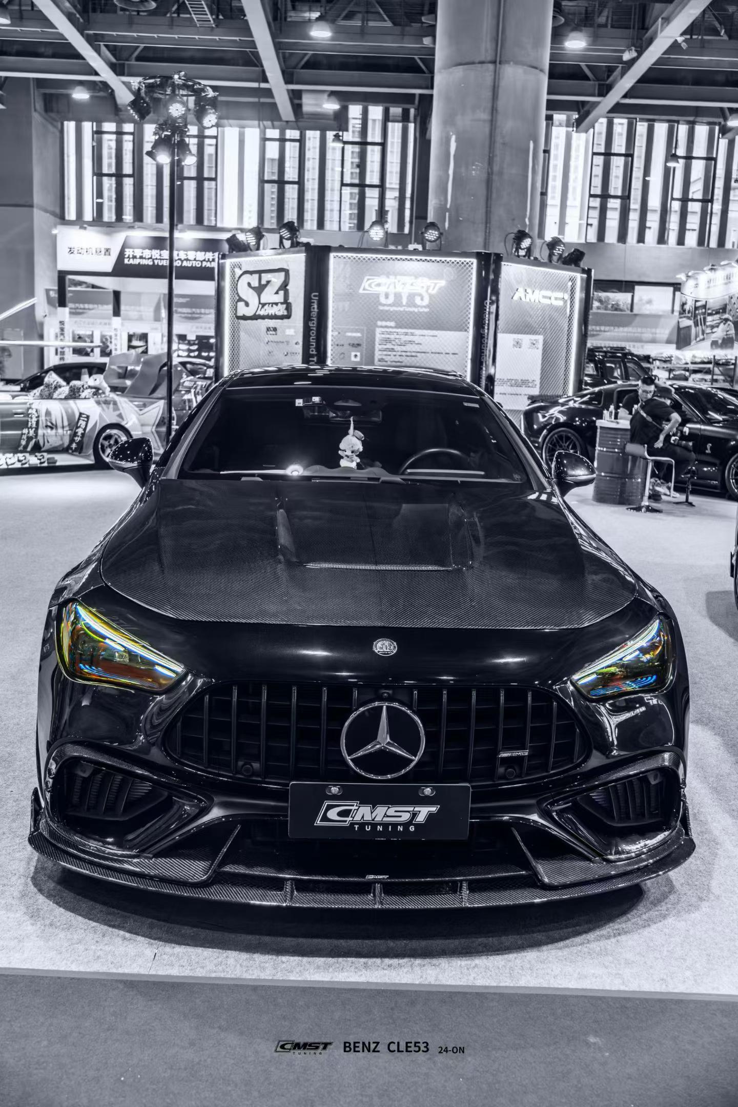 Mercedes Benz CLE-Class AMG CLE 53 / 450 / 300 C236 A236 2024-ON with Aftermarket Parts - Front Intake Vents Trim Dry Pre-preg Carbon Fiber / FRP from CMST Tuning