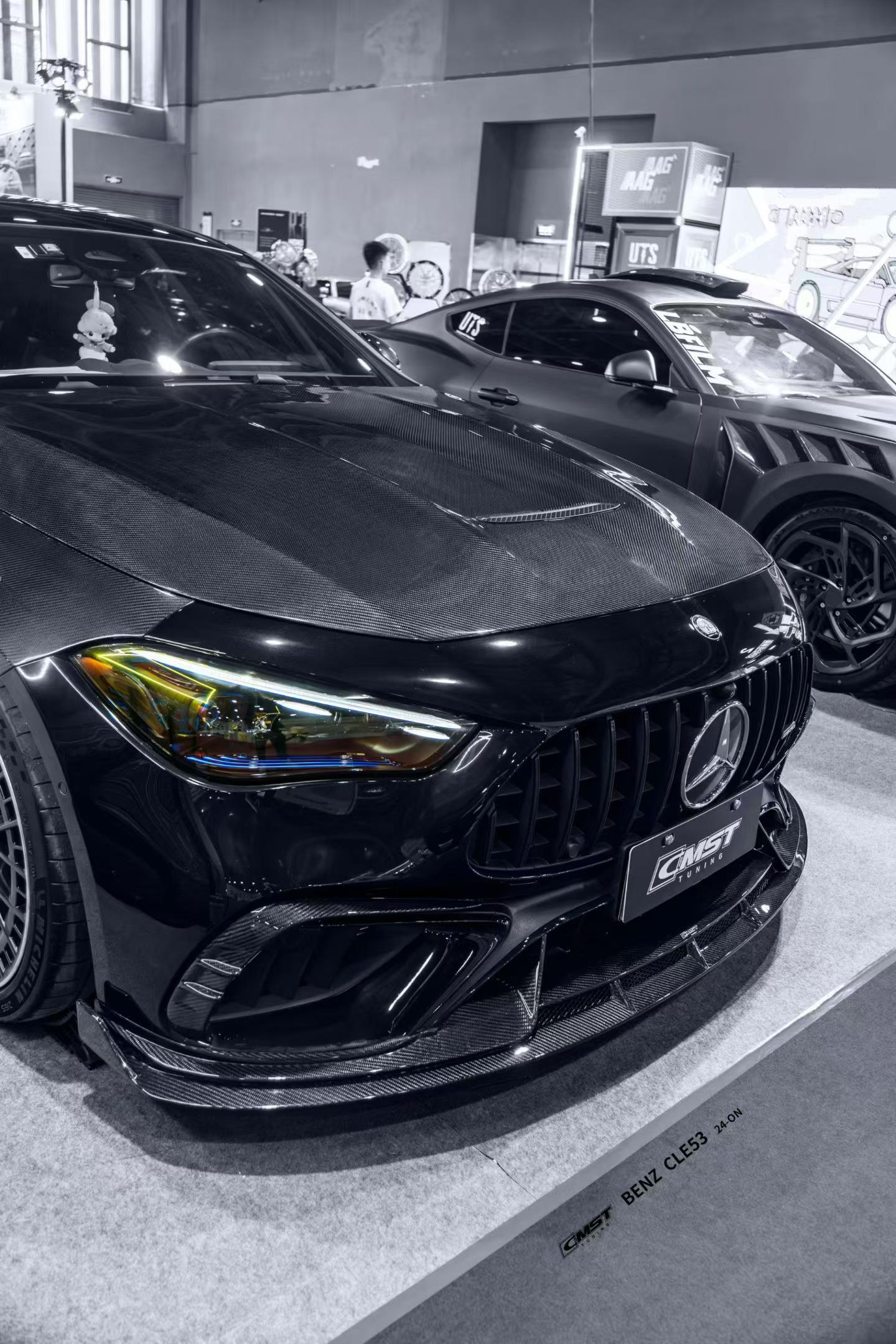 Mercedes Benz CLE-Class AMG CLE 53 / 450 / 300 C236 A236 2024-ON with Aftermarket Parts - Front Intake Vents Trim Dry Pre-preg Carbon Fiber / FRP from CMST Tuning