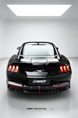 Ford Mustang S650 2.3 Ecoboost 5.0 GT Dark Horse 2024-ON with Aftermarket Parts - Rear Ducktail Trunk Lid Carbon Fiber / FRP from CMST Tuning