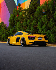 Audi R8 Gen 2 2017 2018 with Aftermarket Parts - V Style Rear Spoiler Carbon Fiber from CMST Tuning