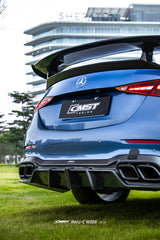 Mercedes Benz C-Class C63 C43 AMG C300 W206 2021-ON with Aftermarket Parts - Rear Wing Carbon Fiber / FRP from CMST Tuning
