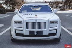 Rolls-Royce Ghost First Generation Series II 2015 2016 2017 2018 2019 2020 with Aftermarket Parts - Front Bumper &amp; Lip Carbon Fiber / FRP from CMST Tuning