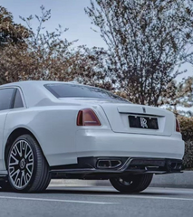 Rolls-Royce Ghost First Generation Series II 2015 2016 2017 2018 2019 2020 with Aftermarket Parts - Rear Bumper &amp; Diffuser Carbon Fiber / FRP from CMST Tuning