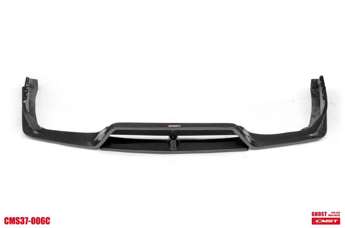 Rolls-Royce Ghost First Generation Series II 2015 2016 2017 2018 2019 2020 with Aftermarket Parts - Rear Bumper &amp; Diffuser Carbon Fiber / FRP from CMST Tuning
