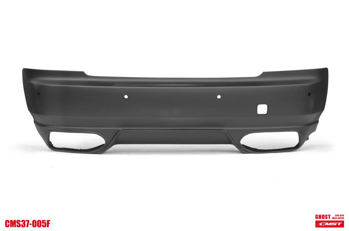 Rolls-Royce Ghost First Generation Series II 2015 2016 2017 2018 2019 2020 with Aftermarket Parts - Rear Bumper &amp; Diffuser Carbon Fiber / FRP from CMST Tuning