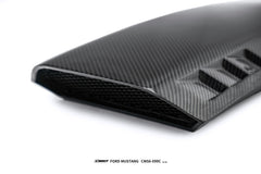 Ford Mustang S650 2.3 Ecoboost 5.0 GT Dark Horse 2024-ON with Aftermarket Parts - Roof Scoop Carbon Fiber / FRP from CMST Tuning