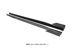 Mercedes Benz C-Class C63 C43 AMG C300 (with sport-package bumper) W206 S206 2021-ON with Aftermarket Parts - Side Skirts Carbon Fiber / FRP from CMST Tuning