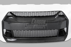 Nissan GTR Nismo Black Edition Track Eidtion Premium Base 2008-2016 (for installation on 2017-2024 vehicles, 2008-2016 hood is recommended) with Aftermarket Parts - Stage 1 Style Front Bumper & Lip (Undertray & DRL included) Carbon Fiber / FRP from CMST Tuning