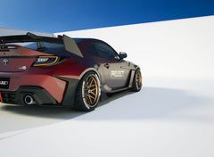 Subaru BRZ ZD8 2022-ON & Toyota GR86 ZN8 2022-ON with Aftermarket Parts - PROJECT WIDEBODY V3 Rear Spoiler Wing Carbon Fiber / FRP from PROJECT WIDEBODY