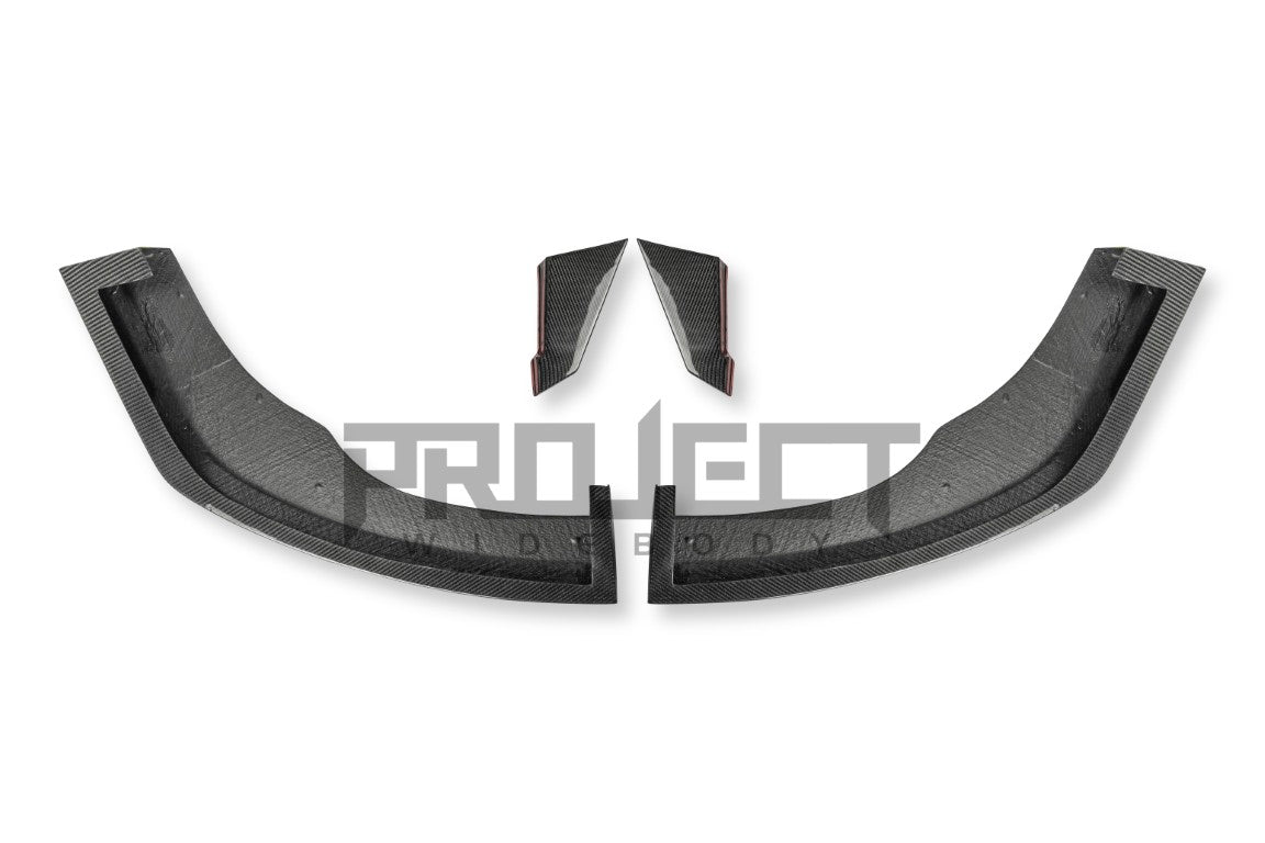 Subaru BRZ ZD8 & Toyota GR86 ZN8 2022-ON with Aftermarket Parts - PROJECT WIDEBODY Front Lip Carbon Fiber / FRP from CMST Tuning