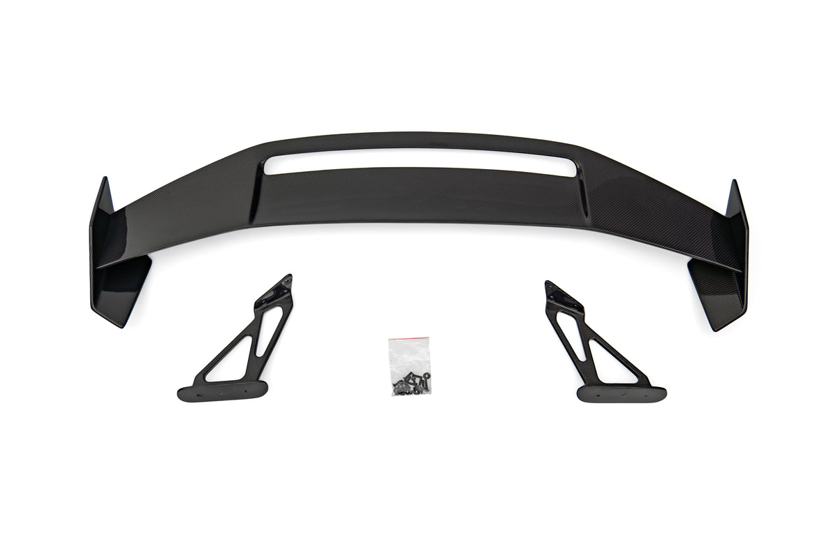 Subaru BRZ ZD8 2022-ON & Toyota GR86 ZN8 2022-ON with Aftermarket Parts - PROJECT WIDEBODY V2 Rear Spoiler Wing Carbon Fiber / FRP from CMST Tuning