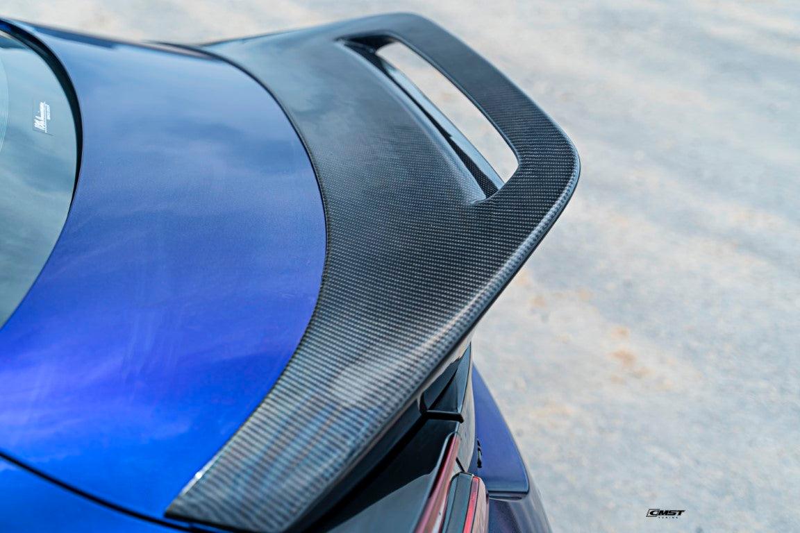 Subaru BRZ ZD8 & Toyota GR86 ZN8 2022 2023 2024 with Aftermarket Parts - V1 Style Rear Spoiler Carbon Fiber from CMST Tuning