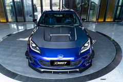 Subaru BRZ ZD8 2022 2023 2024 with Aftermarket Parts - V1 Style Front Canards Carbon Fiber from CMST Tuning
