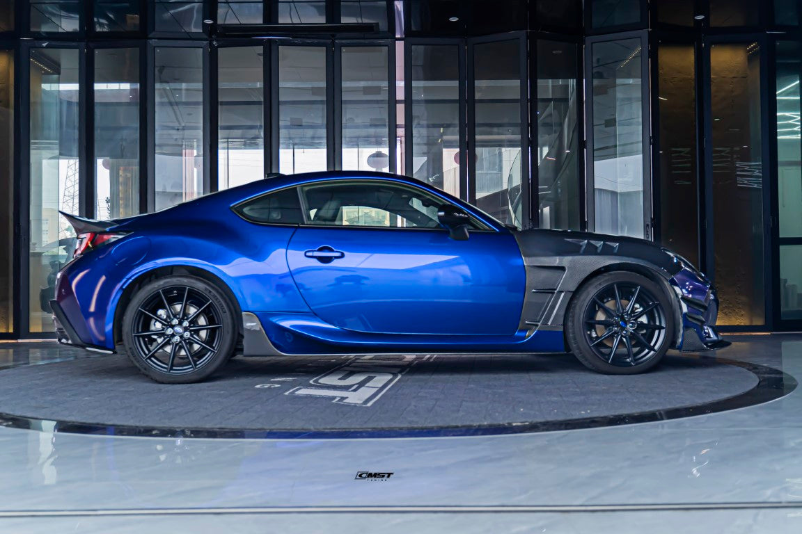 Subaru BRZ ZD8 & Toyota GR86 ZN8 2022-ON with Aftermarket Parts - V1 Style Carbon Fiber Rear Spoiler from CMST Tuning