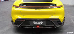 Porsche Taycan 9J1 Sedan/Cross Turismo RWD/4S/GTS/Turbo/Turbo S 2020-ON with Aftermarket Parts - Rear Diffuser & Canards Carbon Fiber / FRP from CMST Tuning