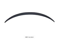 Tesla Model 3 Highland / Performance 2024-ON with Aftermarket Parts - V3 Style Rear Spoiler Carbon Fiber from CMST Tuning