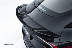 Model 3 Highland 2024-ON with Aftermarket Parts - V2 Style Carbon Fiber Rear Spoiler from CMST Tuning