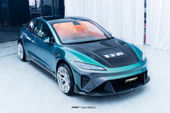 Tesla Model 3 Highland 2024-ON with Aftermarket Parts - V1 Style Carbon Fiber Side Skirts from CMST Tuning