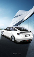 Tesla Model 3 Highland 2024-ON with Aftermarket Parts - V1 Style Carbon Fiber Rear Spoiler from CMST Tuning