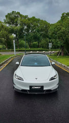 Tesla Model 3 Highland 2024-ON with Aftermarket Parts - V2 Style Front Lip Carbon Fiber from CMST Tuning
