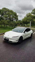 Tesla Model 3 Highland 2024-ON with Aftermarket Parts - V2 Style Front Lip Carbon Fiber from CMST Tuning