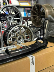 Tesla Model 3 Performance 2024-ON with Aftermarket Parts - V2 Front Lip Carbon Fiber / FRP from CMST Tuning