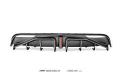 Tesla Model 3 Performance 2024-ON with Aftermarket Parts - V1 Rear Diffuser Carbon Fiber / FRP from CMST Tuning