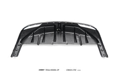Tesla Model 3 Performance 2024-ON with Aftermarket Parts - V1 Rear Diffuser Carbon Fiber / FRP from CMST Tuning