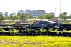 Tesla Model 3 Performance Long Range Standard Base 2017 2018 2019 2020 2021 2022 2023 with Aftermarket Parts - V1 Rear Duck Bill Tail Spoiler Carbon Fiber / FRP from CMST Tuning