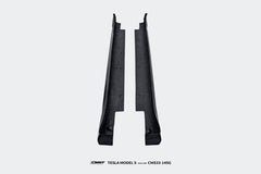 Tesla Model S 3rd Gen late 2021 2022 2023 2024 with Aftermarket Parts - Side Skirts Carbon Fiber / FRP from CMST Tuning