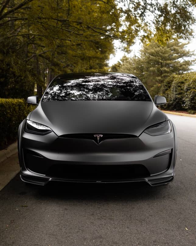 CMST Tuning Carbon Fiber Front Upper Valences for Tesla Model X 2022-ON