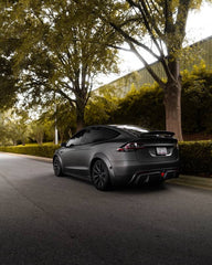 Tesla Model X Plaid Long Range Base 2022 2023 2024 Without sensors with Aftermarket Parts - Widebody Wheel Arches Carbon Fiber / FRP from CMST Tuning