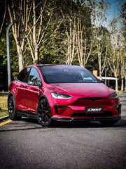CMST Tuning Carbon Fiber Front Upper Valences for Tesla Model X 2022-ON