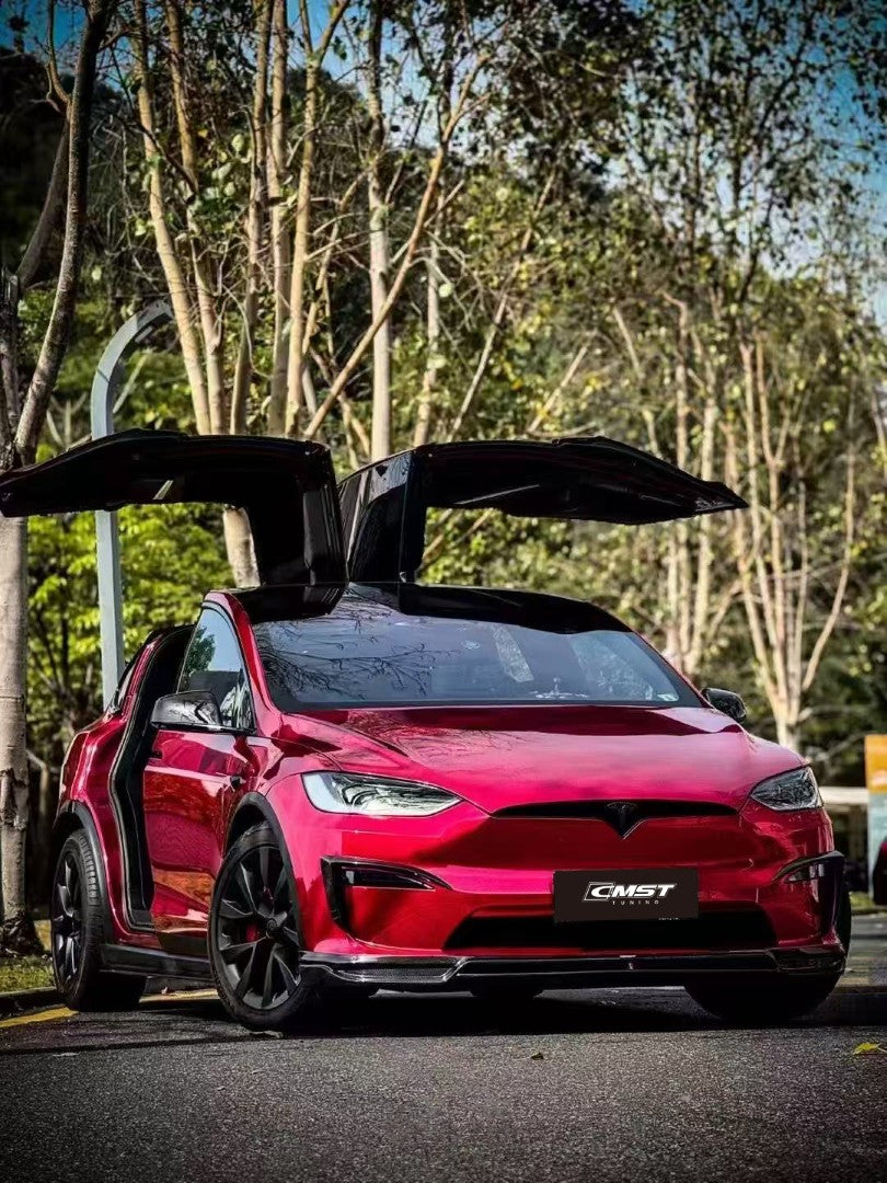 CMST Tuning Carbon Fiber Front Lip for Tesla Model X 2022-ON