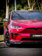 CMST Tuning Carbon Fiber Front Upper Valences for Tesla Model X 2022-ON