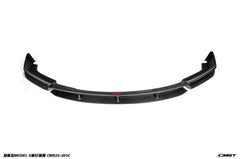 Tesla Model X P100D 100D 90D 75D 60D Performance Long Range Base 2016 2017 2018 2019 2020 2021 with Aftermarket Parts - Front Lip Splitter Carbon Fiber / FRP from CMST Tuning