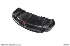 Tesla Model X P100D 100D 90D 75D 60D Performance Long Range Base 2016 2017 2018 2019 2020 2021 with Aftermarket Parts - Rear Diffuser Carbon Fiber / FRP from CMST Tuning