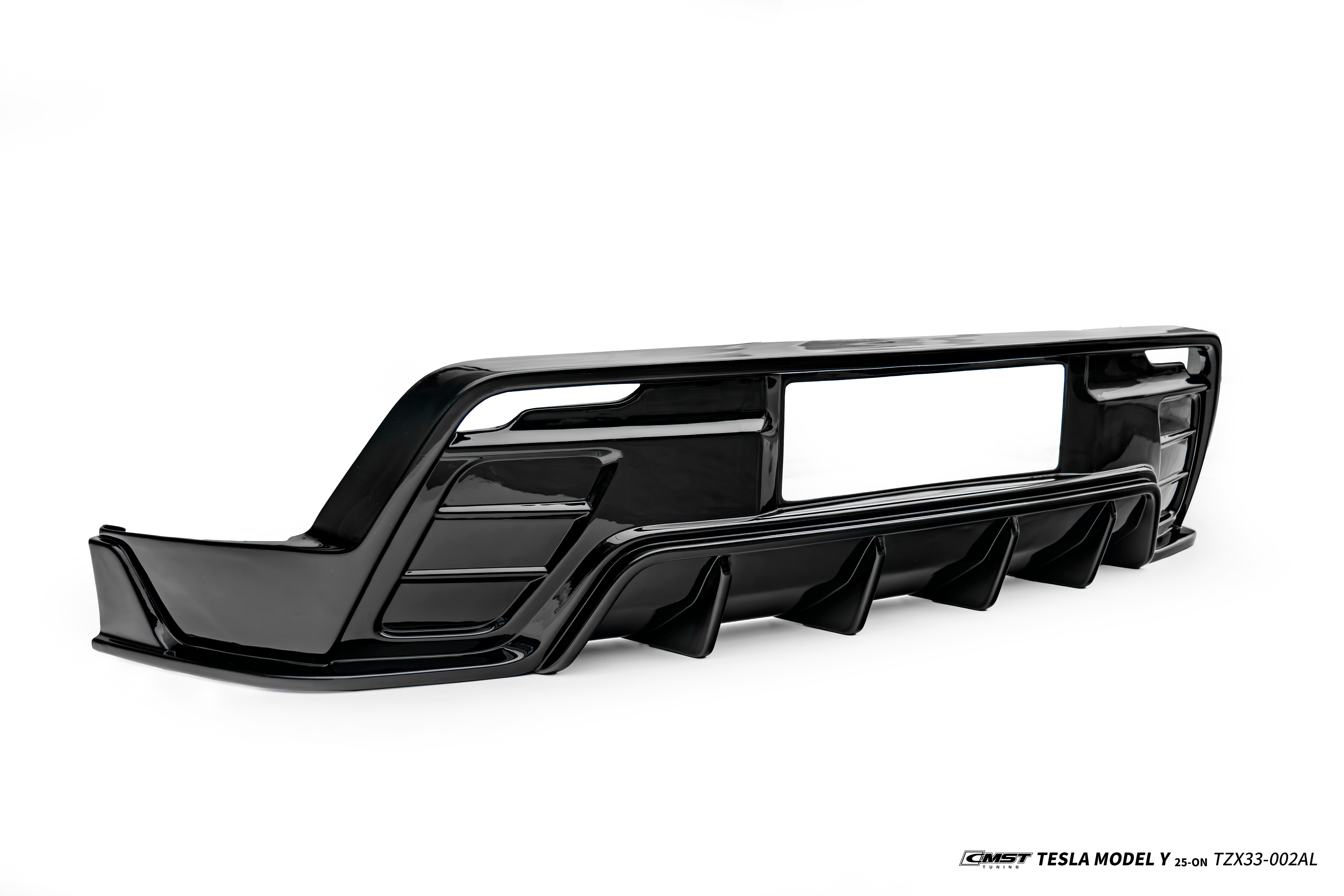 Tesla Model Y Juniper 2026-ON with Aftermarket Parts - Rear Diffuser ABS from CMST Tuning
