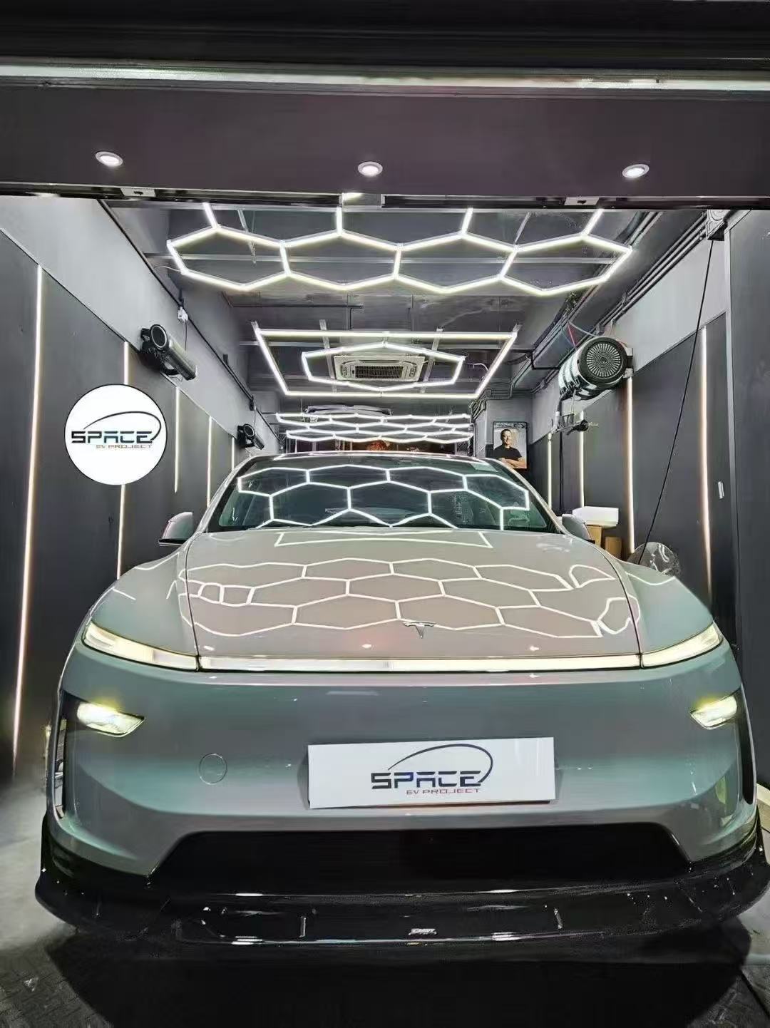Tesla Model Y Juniper 2026-ON with Aftermarket Parts - Front Lip ABS from CMST Tuning