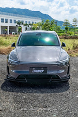Tesla Model Y Juniper 2026-ON with Aftermarket Parts - V2 Front Lip ABS from CMST Tuning