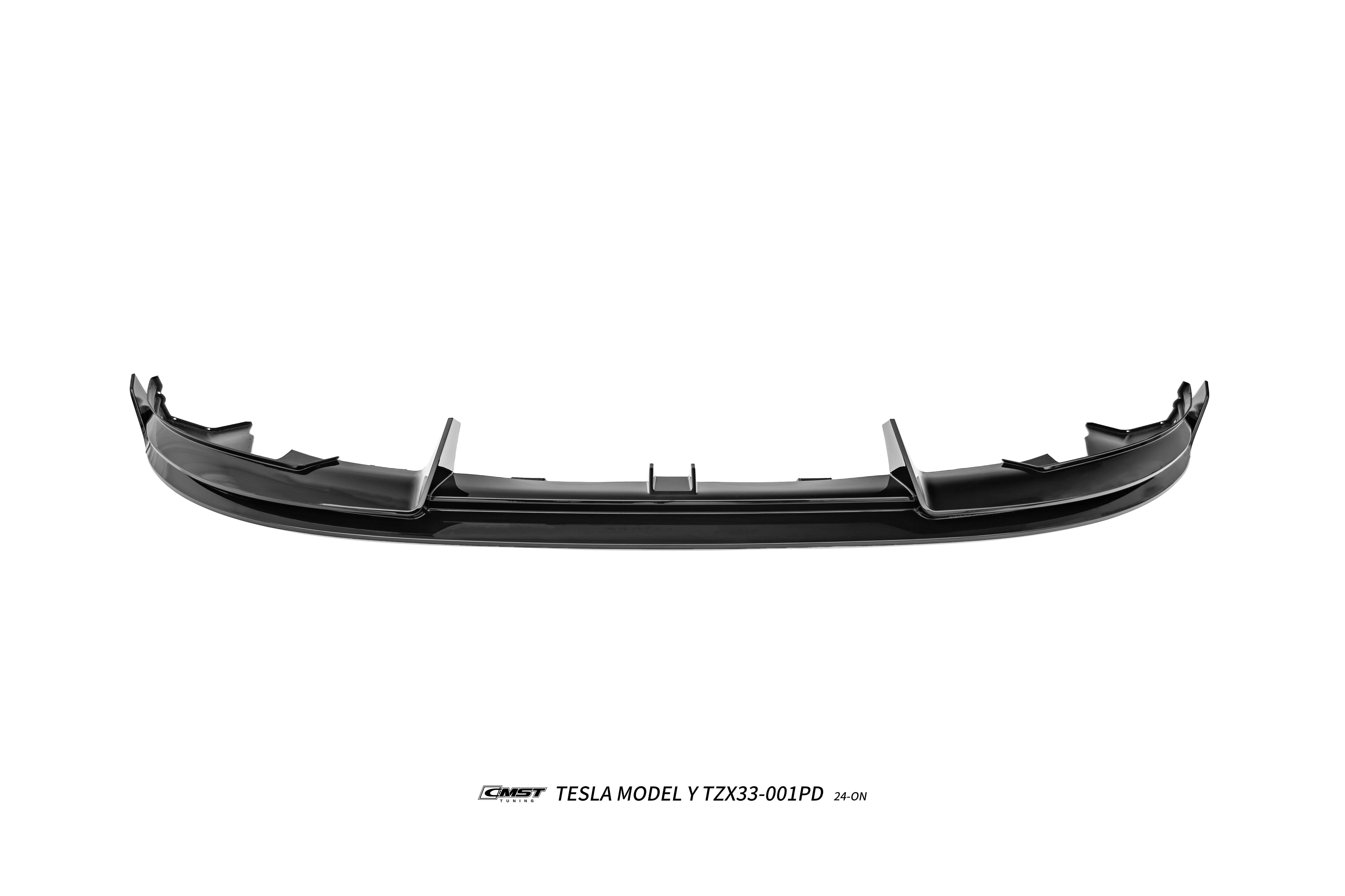 Tesla Model Y Juniper 2026-ON with Aftermarket Parts - V6 Front Lip PP Polypropylene from CMST Tuning