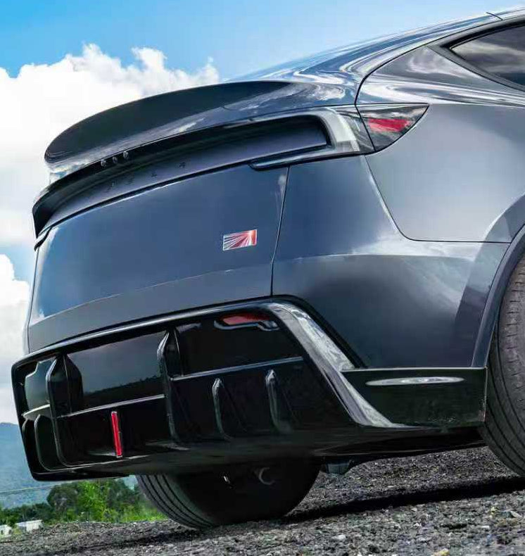 Tesla Model Y Juniper 2026-ON with Aftermarket Parts - V2 Rear Diffuser ABS from CMST Tuning