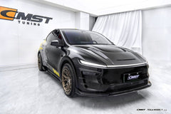 Tesla Model Y Juniper 2026-ON with Aftermarket Parts - Upper Valences Carbon Fiber / FRP from CMST Tuning